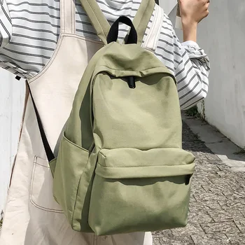 

HOCODO Women'S Backpacks Solid Color Women Backpack Bag Fashion School Bag For Teenage Girl Children Backpacks Travel Bag