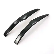 2 pces decoração acessórios retrovisor de fibra de carbono para mercedes-benz a-class