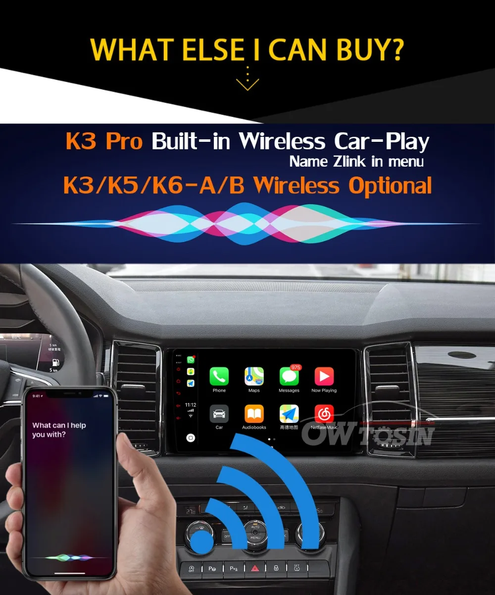 Perfect 360° Panoramic Camera 4G LTE Android 9.0 4+64G Car Multimedia Player for Skoda Kodiaq 2016 2017 2018 2019 GPS Radio DSP CarPlay 33