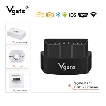 

Vgate iCar ELM327 V2.1 WIFI OBD2 Scanner For Android/IOS Auto Car Diagnostic Tool ELM 327 V2.1 Bluetooth Better V1.5 Code Reader