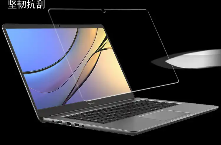 Not Full Coverage Synvy Anti Blue Light Tempered Glass Screen Protector for Huawei matebook d 14 14 D14 Visible Area 9H Protective Screen Film Protectors