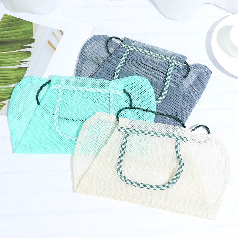 1pc Kitchen Vegetable Garlic Onion Storage Net Bag Multi-Purpose Wall Hanging Bag