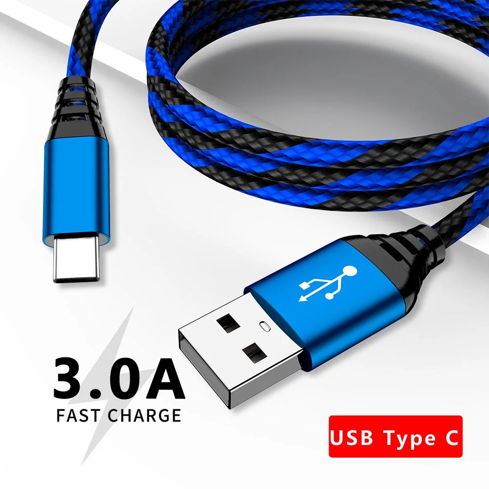 REZ type-C кабель для передачи данных xiaomi redmi note 7 oneplus 7t быстрая зарядка USB C samsung HUAWEI