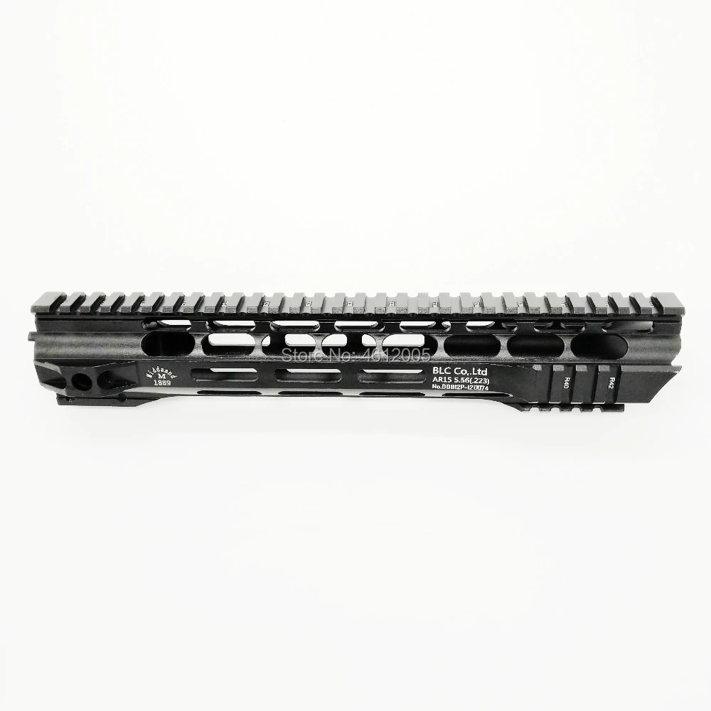 12 дюймов тактический MLOK трубчатое цевье супер тонкий ar 15 Handguard Quad Rail для M4 M16