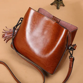 

New Style Genuine Leather Crossbody/shoulder Bag Handbag Cowhide Handbag