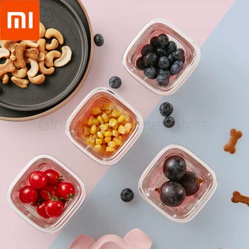 

Xiaomi Kalar glass classification food supplement box microwaveable hot and cold office worker Bento children food grade storage