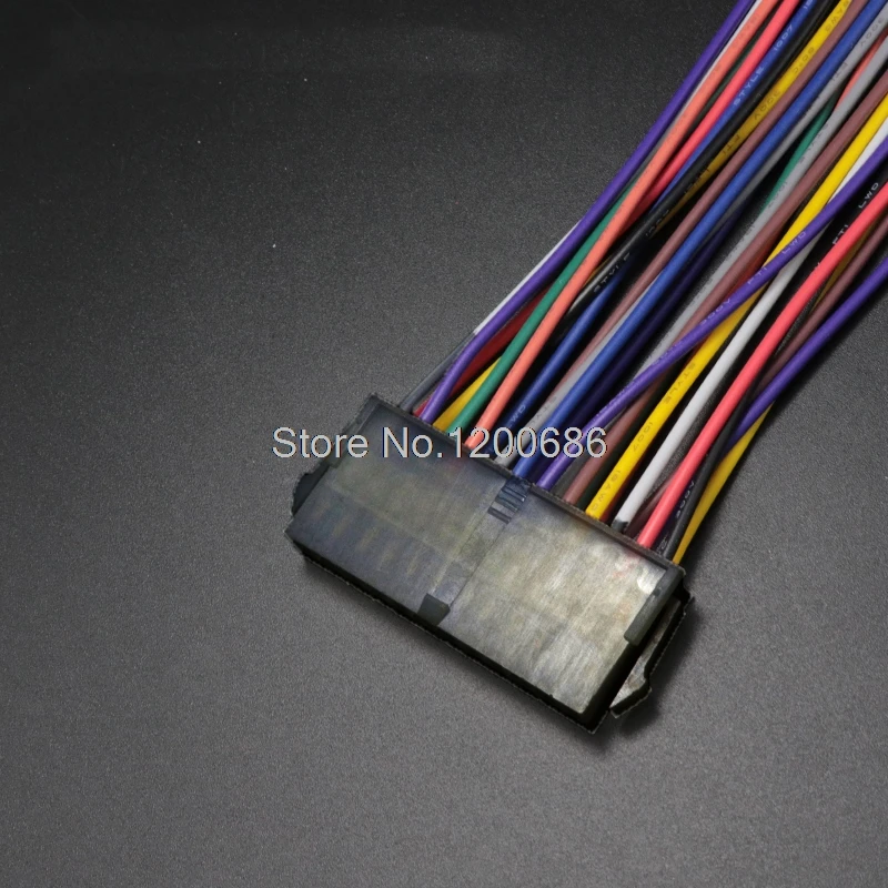 

24PIN 18AWG 30 см 5559 Mini-Fit Jr. 5559 4,2 2x12pin 39012241 24-позиционный прямоугольный корпус Molex 4,2 2 * 12pin 24 p проводной жгут