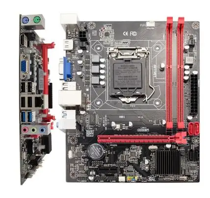 Материнская плата H81 для настольного компьютера с разъемом Lga 1150 Pins I3 I5 3470 4590 Cpu Super B85 Micro-Atx Uefi bios