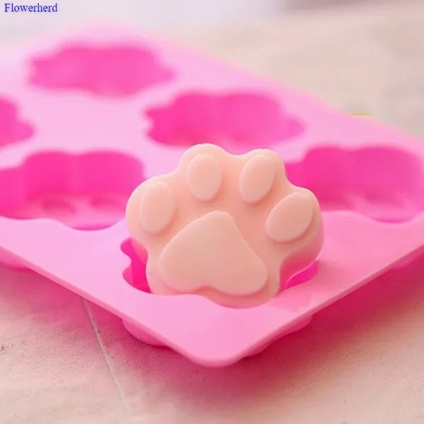 Еда Класс Мягкая силиконовая форма для мыла ручной работы DIY рисунком когтей