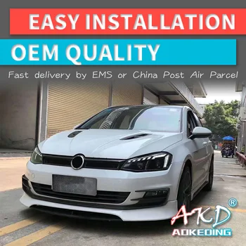 

AKD tuning cars Headlight For VW Golk7 Golf 7 MK7 Headlights LED DRL Running lights Bi-Xenon Beam Fog lights angel eyes Auto