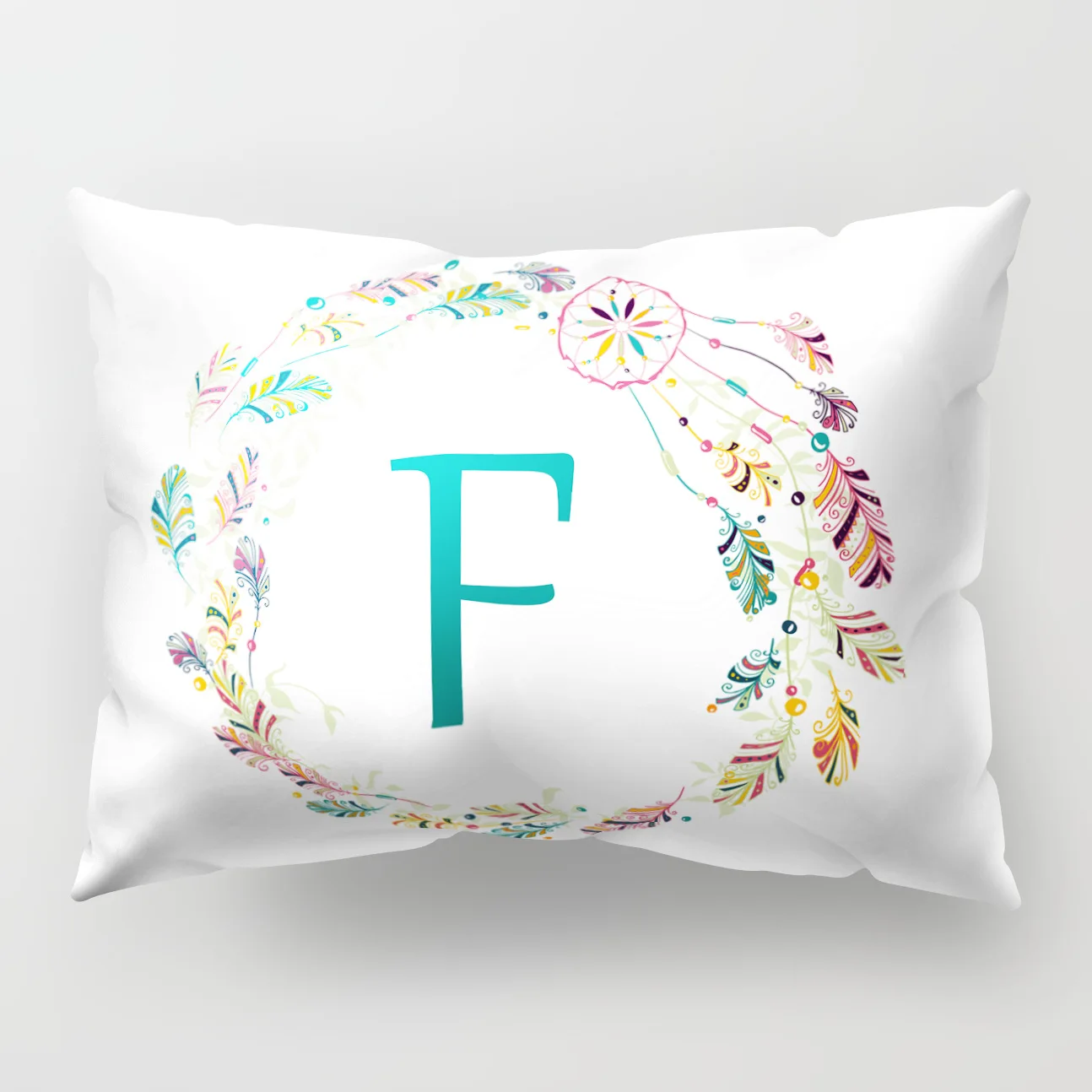 26- Letters Bed Car Throw Sofa Decor Waist Pillow Case Home Cushion Covers A-Z
