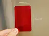 Clair Transparent acétate PVC feuille 0.26mm blanc plastique rouge carte de visite petite taille 85*54mm 10/30/50/100 vous choisissez la quantité ► Photo 2/6