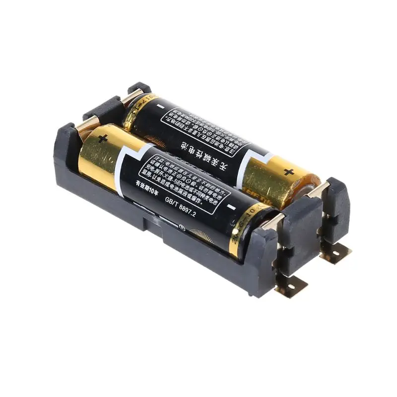 SMT/SMD 2 AA батарейный отсек чехол для двух батарей контейнер хранения |