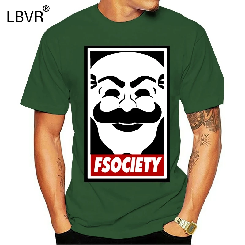 

Discount Men T Shirts Fsociety Mr Robot Poster Tshirt Short Sleeve Personalized T-Shirt Summer New Arrival Brand Clothing Shirt