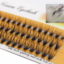 Искусственные Индивидуальные ресницы для профессионального макияжа C Curl 10D наращивание ресниц черный шелк натуральные ресницы Полный