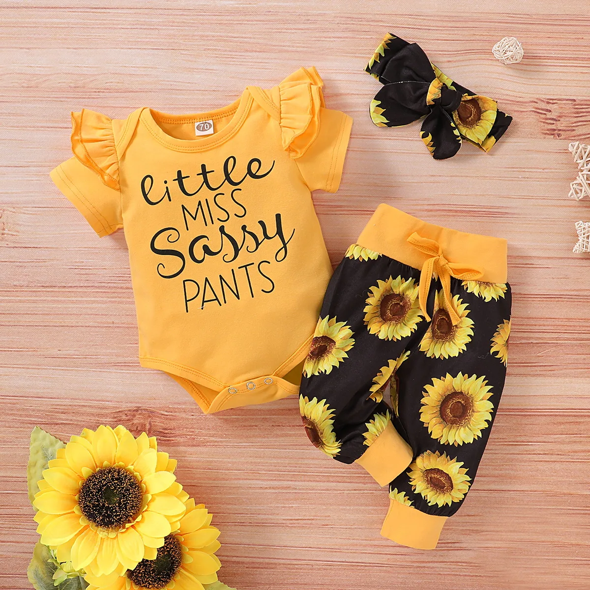 sunflower baby girl clothes