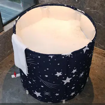 

Bath Barrel Adults Can Fold Large Family Bathroom Barrel And Thicken Bath Barrel Bathtub And Bathtub With Sweat And Steaming Ene