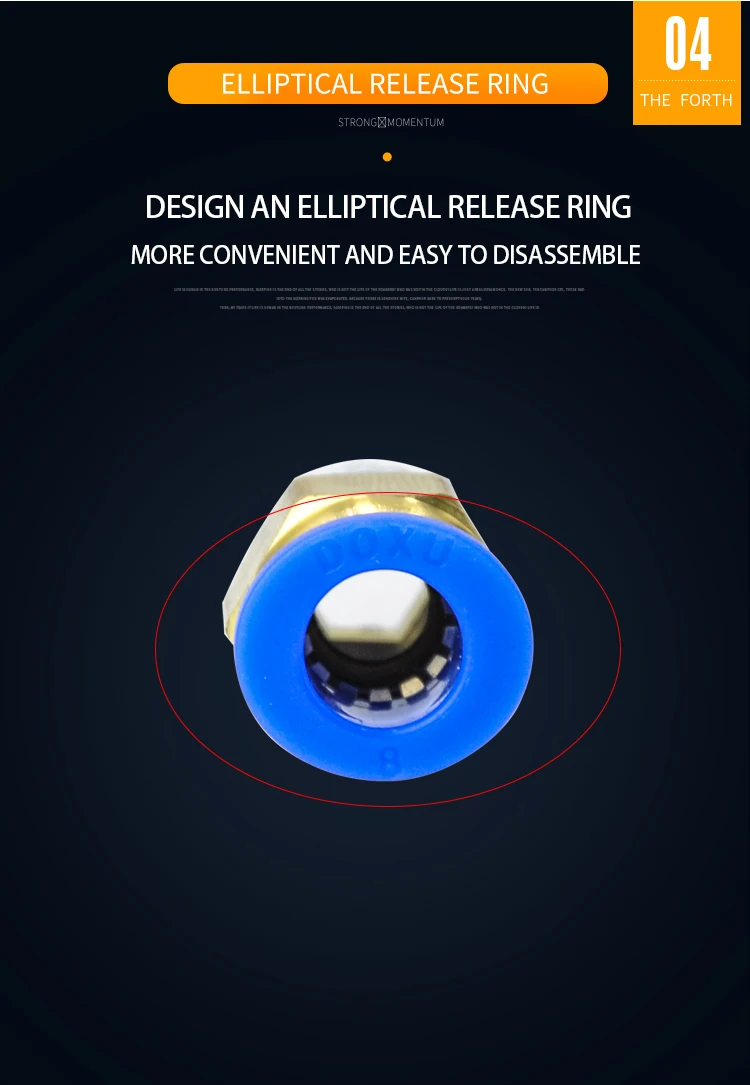 Высокое качество 30 шт BSPT PC8-02, 8 мм до 1/4 'пневматические соединители мужские прямые фитинги в одно касание