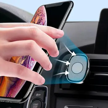 

Hot Sell Magnetic Suction Air Outlet Bracket Car Magnetic Phone Universal Back Sticker Bracket Lazy Mobile Phone Bracket TSLM1