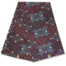 Нигерийская Анкара ткань, Африканский Воск 6 ярдов последний модный дизайн в африканском стиле настоящий голландский воск ткань