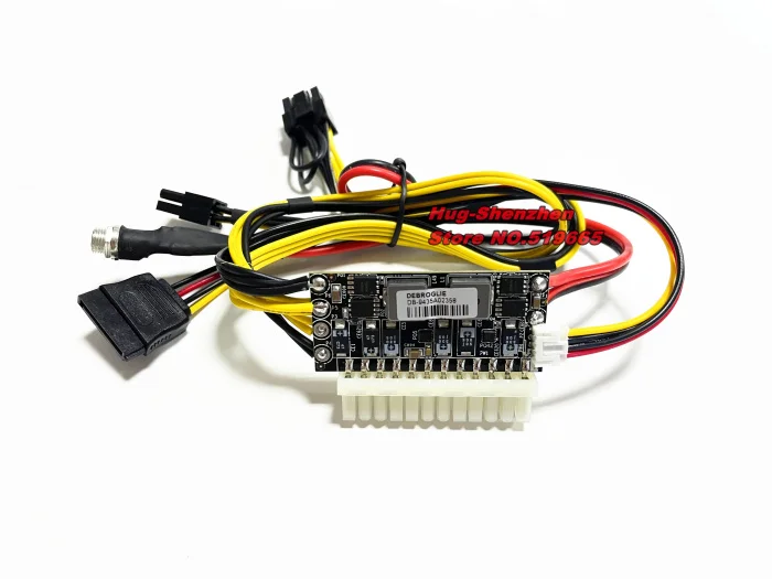 Nova Fonte de Alimentação com Comutador dc 12v 400w Módulo de Saída para pc Atx 24pin Pico Psu Carro Mini Itx dc para dc Power Gpu 8pin Mais 4 Cabos de computador e conectores - Imagem 5