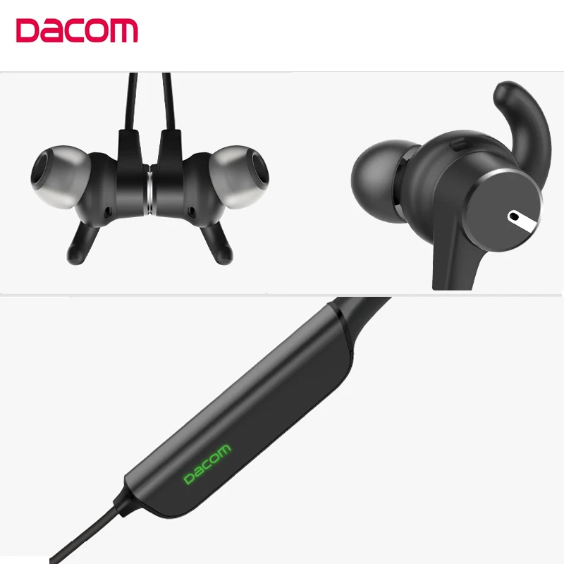 DACOM L54 ANC беспроводные Bluetooth наушники IPX7 водонепроницаемые активные шумоподавляющие наушники с шейным ремешком Спортивная гарнитура для телефона