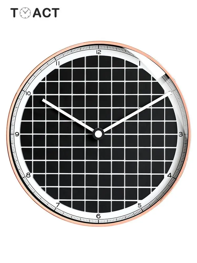 

12 Inch Wall Clock Nordic Household Mute Living Room Bedroom Minimalist Modern Decorative Wall Watch Quartz Round Clocks