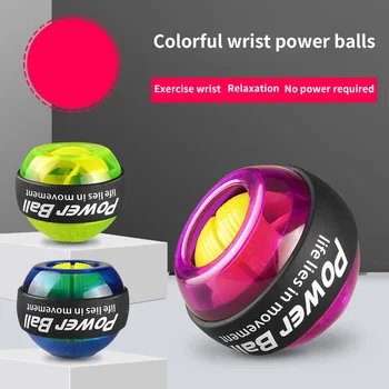 

2020 LED Wrist Ball Trainer Strengthener Gyro Power Ball Arm Exerciser Power Ball Exercise Machine Home Gym Fitness Equipment