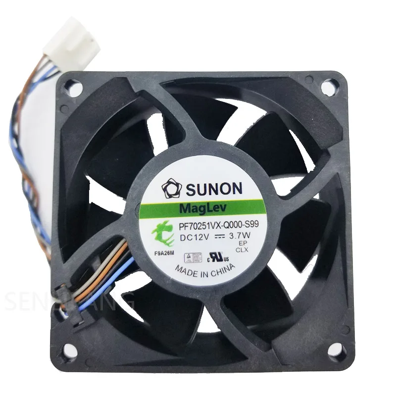 for Y.S.TECH YW07025012BM 7CM 7025 12V 0.17A 3-Wire Cooling Fan