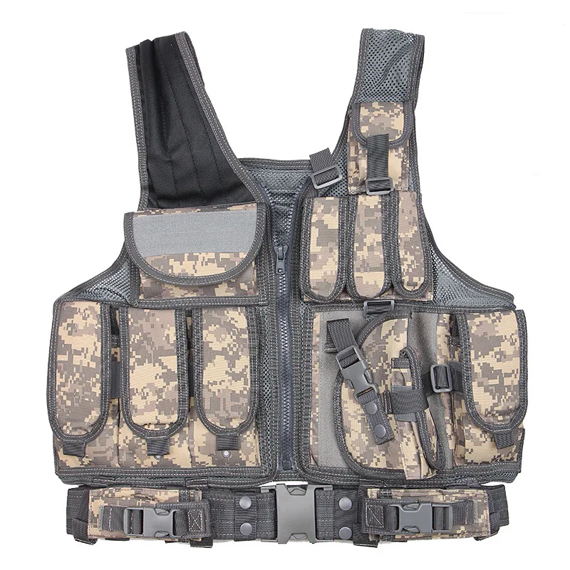 

5.56-Chicken Tactical Vest Can Be Installed Water Bag Multi-functional Group War Waistcoat CS Training Equipment