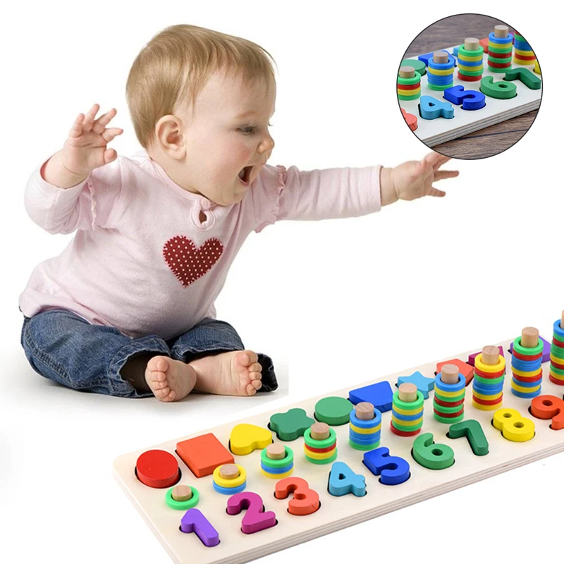 

Dropshipping Toys For Children Montessori Digital Pairing / Shape Pairing, Early Childhood Education Montgomery Math Wood Toys