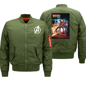 

Back For The Infinity Stones The Avengers Cartoon 2019 Hot Sale Winter Jacket Men Hip Hop Motorcycle Bomber Warm Clothing Jacket