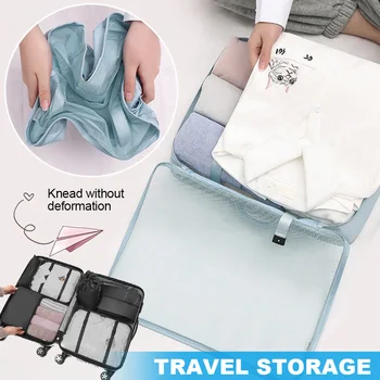 

Newly 7pcs/set Clothes Quilt Blanket Storage Bag Set Shoes Organizer Wardrobe Closet Suitcase Pouch Bags Travel Home