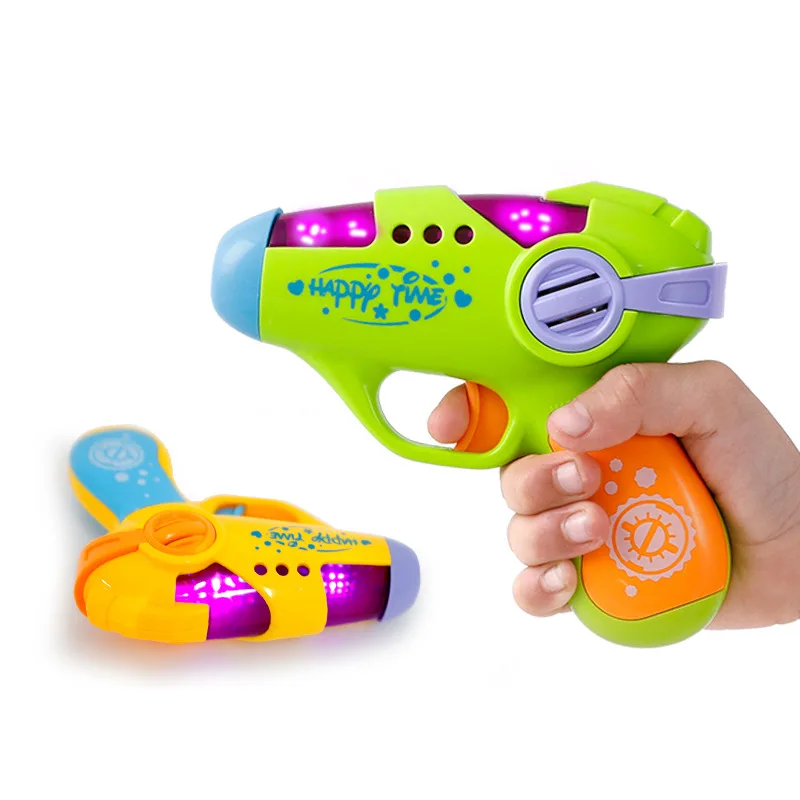 Baby Toys Small Pistol Simulation Gun Sound Electric and Light Toys Gun baby Educational Toys 3Y+