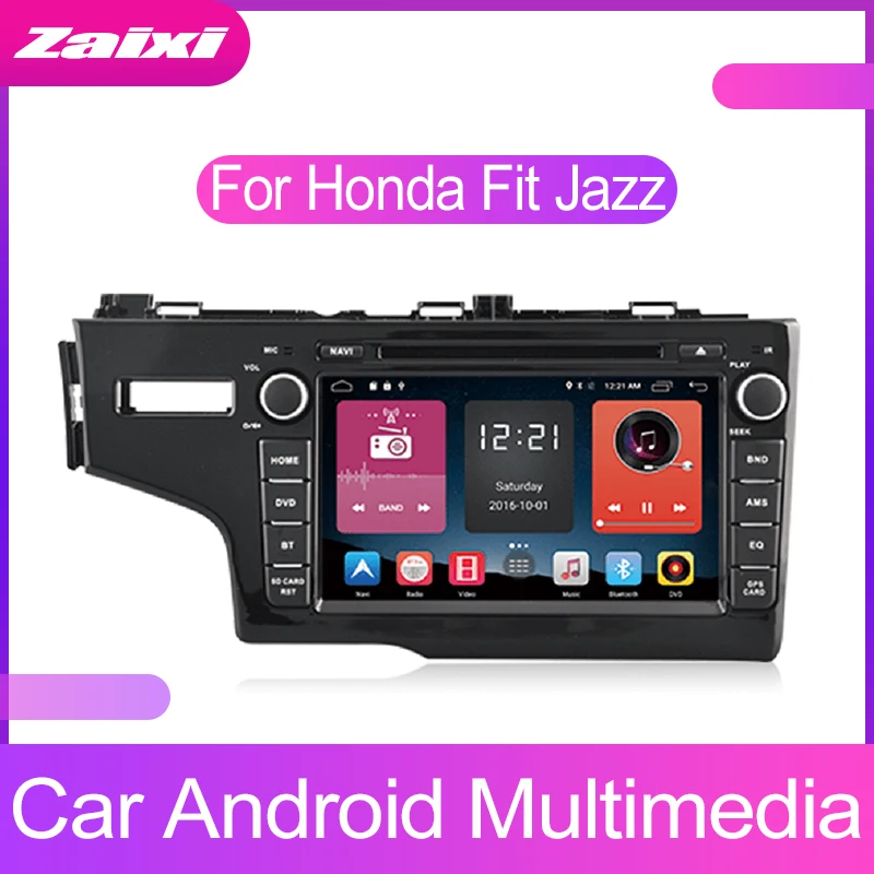 ZaiXi Android автомобильный мультимедийный плеер 2 Din WIFI GPS навигация Авторадио для Honda