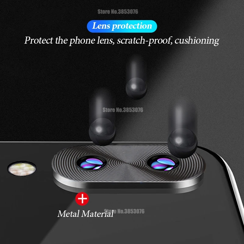 Защита объектива камеры для Xiaomi Redmi Note 7 Pro Защита камеры кольцо Крышка для Redmi Note 7Pro защитное металлическое кольцо