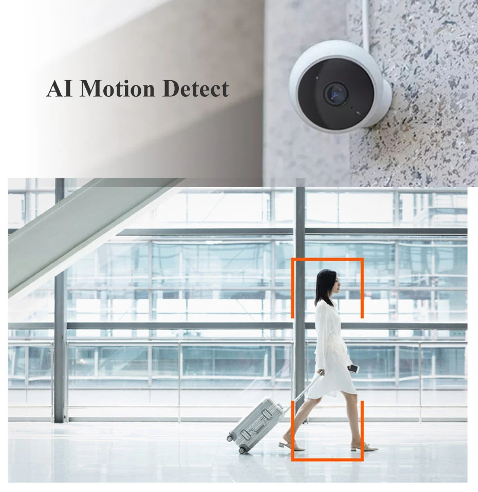 Умная наружная IP камера Xiaomi Mijia Водонепроницаемая 170 P HD веб с углом обзора 1080
