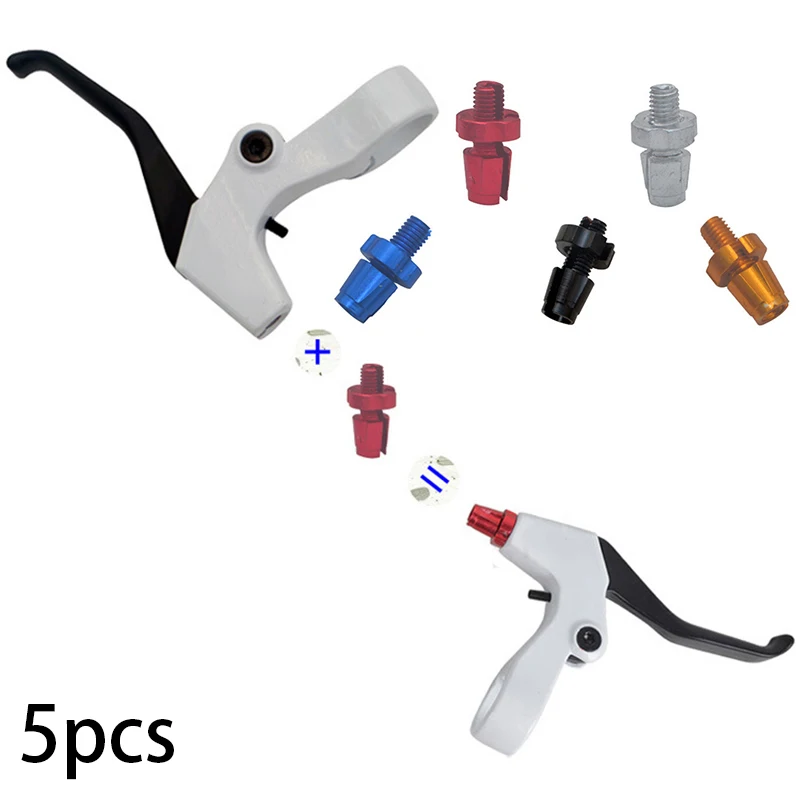5Pcs Bicycle MTB Bike Brake Lever Nut Adjustment Screw 7mm Thread Accessories tool for common brake levers