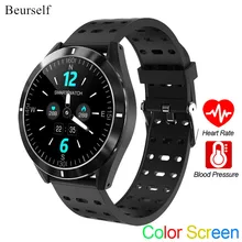 Su geçirmez akıllı saat P6 saat testi kan basıncı kalp hızı akıllı bilezik spor izci Bluetooth çağrı mesaj spor bandı