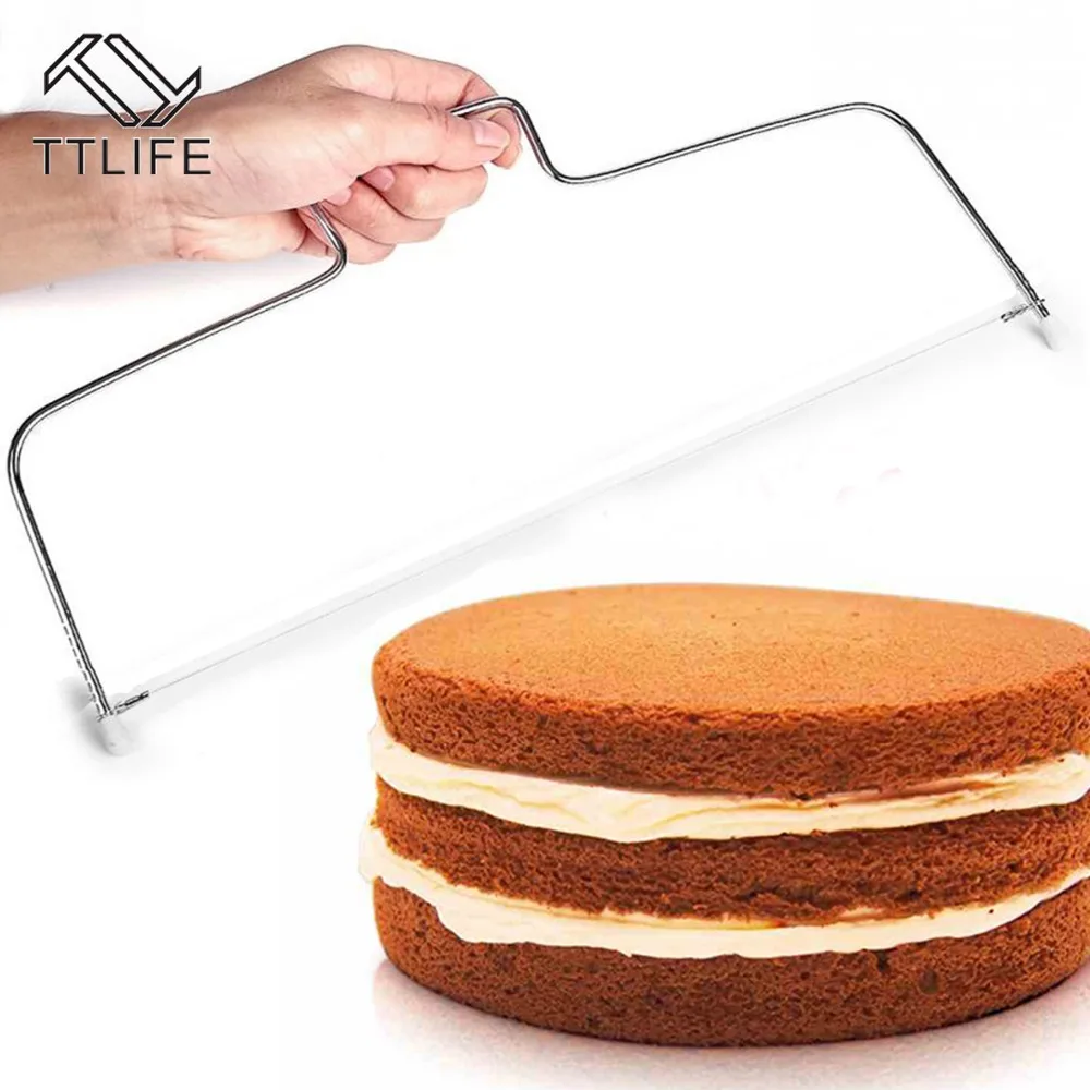 Cake-Baking-Tools Slicer Leveler Cake-Cutter Kitchen-Accessories Adjustable-Wire Stainless-Steel