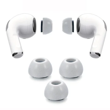 

Hot Earphone Memory Foam Ear Tips Silicone Soft Noise reduction Replacement Earbuds S/M/L Earphone Cove Cap For Airpods Pro