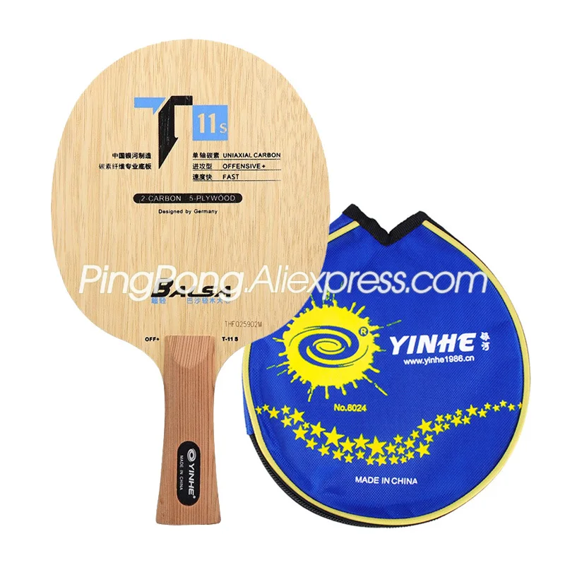 Table-Tennis-Blade Racket YINHE Carbon Ping-Pong-Bat/paddle T11S Balsa T-11 Light-Weight