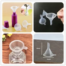 DHL 1000 шт Высококачественный маленький пластик для флакон с арома-Распылителем мини жидкие масляные воронки Labs креативный инструмент Воронка для разлива духов
