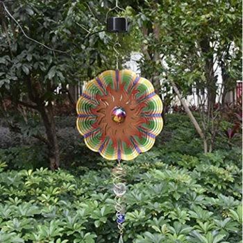 

Wind Spinner Motor Solar Hanging Display Motor Rotating Solar Energy Wind Spinner Motor Rotatable Hook for Wind Chimes