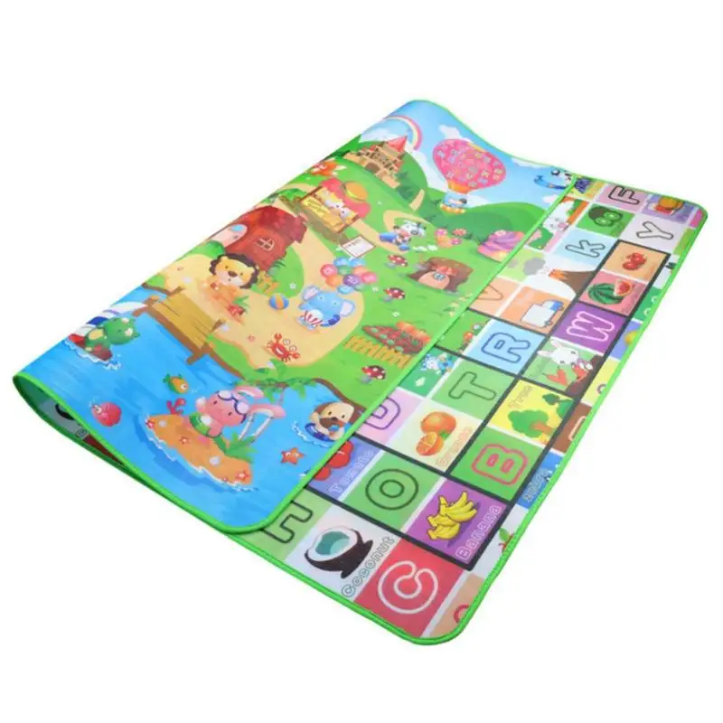 Children's Tent Game Mat EPE Pearl Cotton Safety Environmental Protection Double-Sided Pattern Farm Letter Crawling Mat