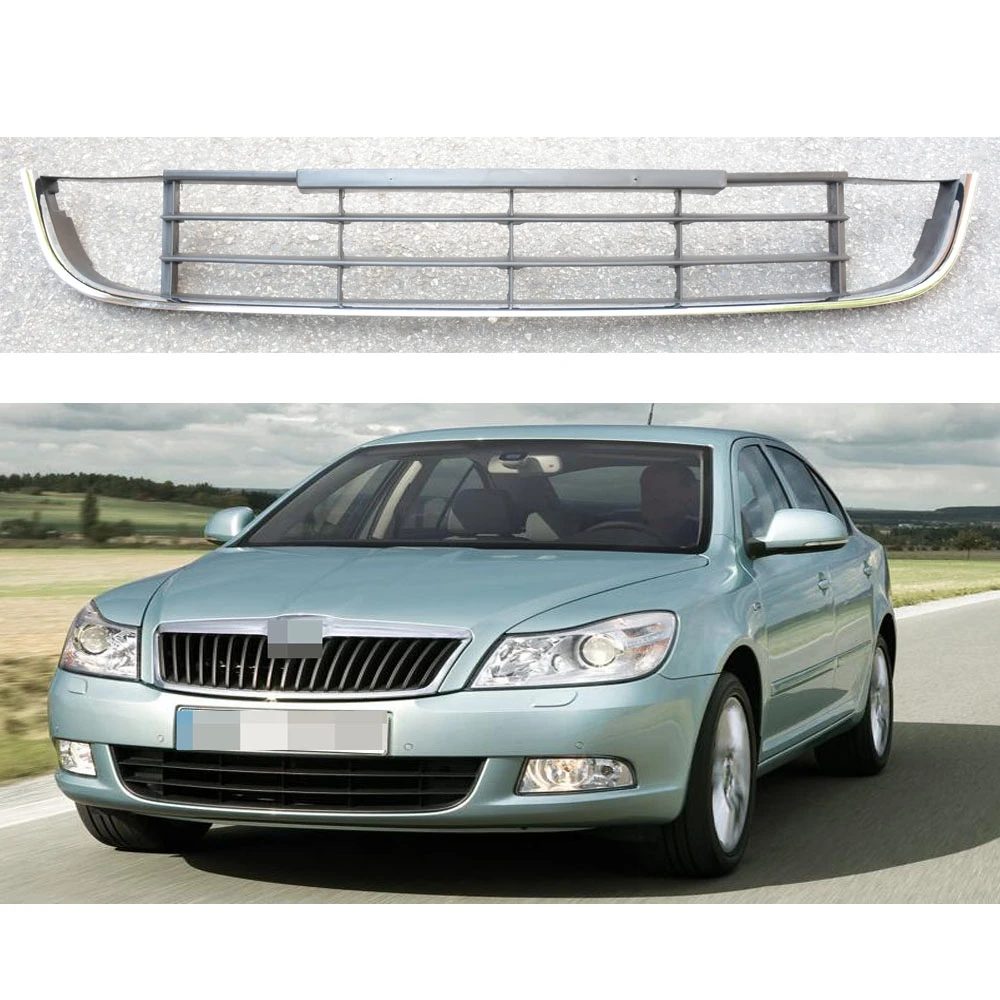 1 шт. передний бампер Нижняя сетка капот решетка гриль набор для Skoda Octavia 2009 2012|grill