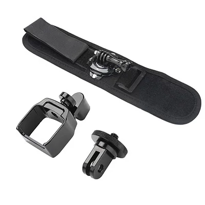 Черный Для DJI Osmo карманные аксессуары для спортивной экшн-камеры GoPro для DJI Osmo Карманный ремешок для камеры фиксированный держатель адаптера - Цвет: Черный