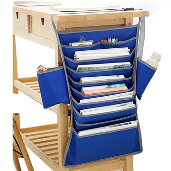 

Desk Hanging Type Student Book Organizer Storage Bag Saving Space Multifunctional Adjustable Container Oxford Cloth Classroom
