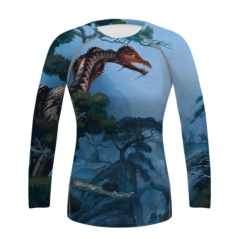Women's Novelty Graphic Tees Rash Guards for Surfing Diving Snorkeling Kayaking Boarding Sailing