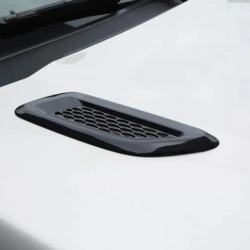 

2 PCS ABS Plastic Front Slat Air Vent Outlet Cover Trim For Land Rover Discovery Sport 2015-2019/4 LR4 2010-2016